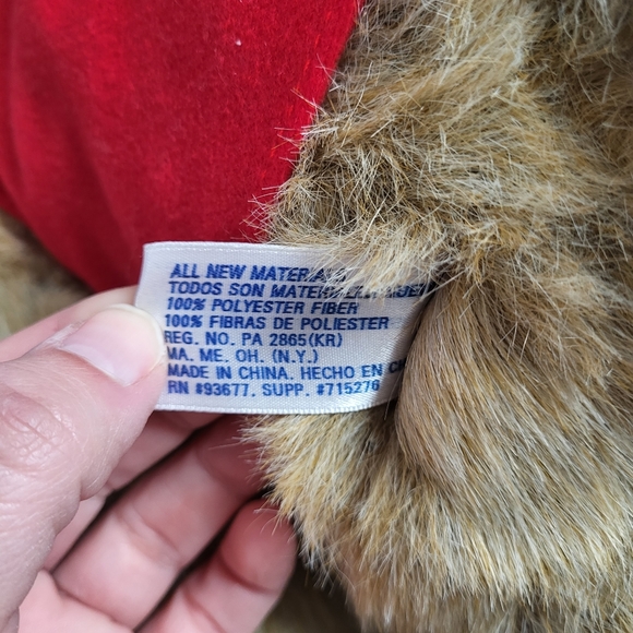 Vintage 1990s JCPenney Holiday Teddy Bear 22 inches - Picture 7 of 7